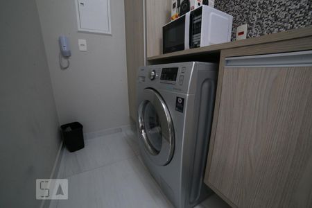 Cozinha de kitnet/studio para alugar com 1 quarto, 35m² em Campo Belo, São Paulo