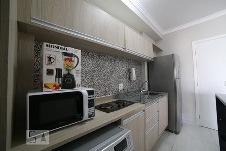 Cozinha de kitnet/studio para alugar com 1 quarto, 35m² em Campo Belo, São Paulo