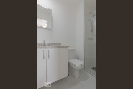 Banheiro Suíte de apartamento à venda com 1 quarto, 51m² em Vila Dom Pedro I, São Paulo