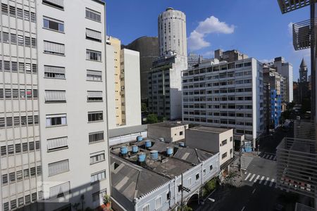 Vista de apartamento para alugar com 1 quarto, 20m² em República, São Paulo