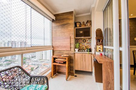 Varanda Gourmet de apartamento à venda com 3 quartos, 142m² em Ipiranga, São Paulo