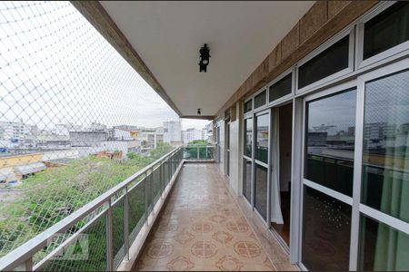 Varanda da Sala de apartamento para alugar com 4 quartos, 205m² em Tijuca, Rio de Janeiro