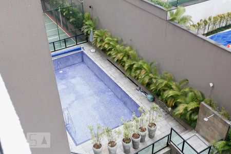 Vista da Área comum pela varanda de apartamento para alugar com 2 quartos, 63m² em Vila Mascote, São Paulo