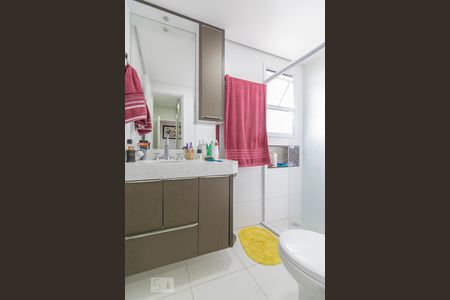 Banheiro da Suite de apartamento à venda com 3 quartos, 118m² em Jardim, Santo André