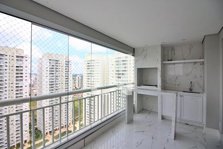 Varanda Gourmet de apartamento para alugar com 2 quartos, 107m² em Vila Lusitânia, São Bernardo do Campo