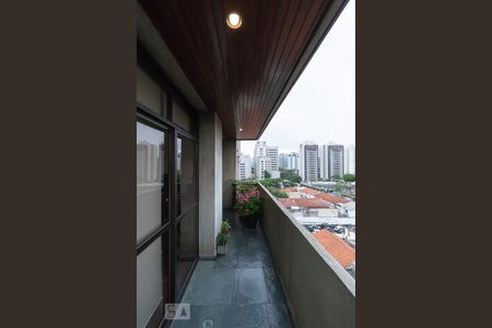 Varanda de apartamento à venda com 4 quartos, 195m² em Santo Amaro, São Paulo