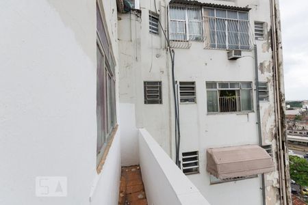 Varanda da Sala de apartamento à venda com 1 quarto, 35m² em Praca da Bandeira, Rio de Janeiro