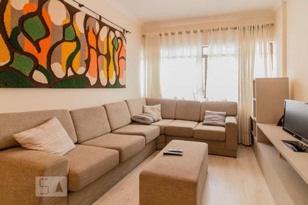 Sala de apartamento à venda com 2 quartos, 76m² em Vila Bastos, Santo André