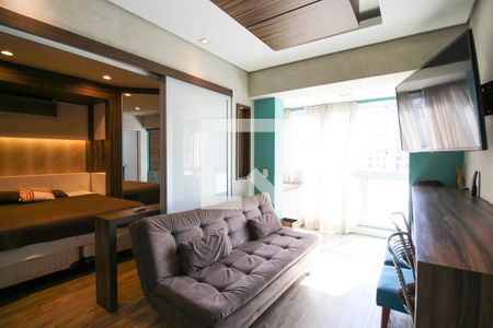 Sala de apartamento para alugar com 1 quarto, 41m² em Vila Olimpia, São Paulo