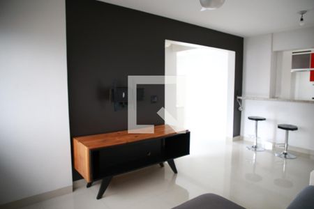 Sala de apartamento para alugar com 2 quartos, 58m² em Residencial Eldorado, Goiânia