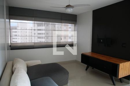 Sala de apartamento para alugar com 2 quartos, 58m² em Residencial Eldorado, Goiânia