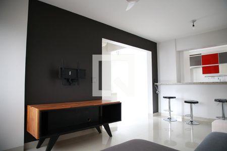 Sala de apartamento para alugar com 2 quartos, 58m² em Residencial Eldorado, Goiânia