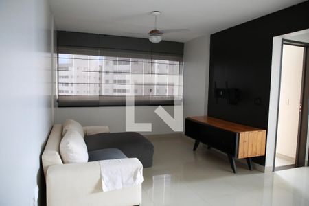 Sala de apartamento para alugar com 2 quartos, 58m² em Residencial Eldorado, Goiânia