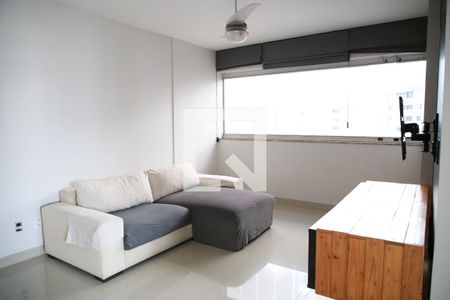 Sala de apartamento para alugar com 2 quartos, 58m² em Residencial Eldorado, Goiânia