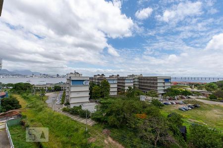 Vista da Varanda da Sala de apartamento à venda com 1 quarto, 100m² em Gragoatá, Niterói