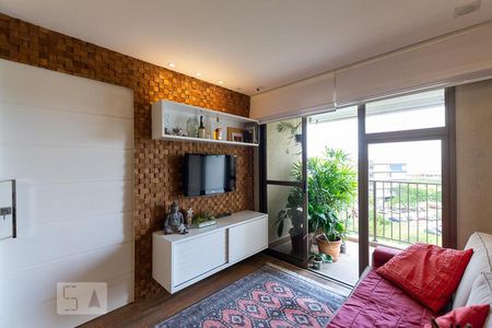 Sala de TV de apartamento para alugar com 1 quarto, 100m² em Gragoatá, Niterói
