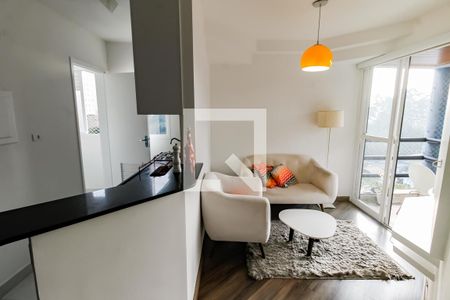 Sala de apartamento à venda com 1 quarto, 43m² em Vila Suzana, São Paulo