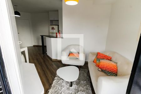 Sala de apartamento à venda com 1 quarto, 43m² em Vila Suzana, São Paulo