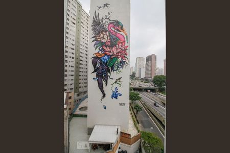 Vista da Sala de apartamento para alugar com 1 quarto, 25m² em Consolação, São Paulo