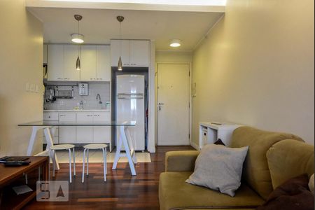 Sala de Estar de apartamento para alugar com 2 quartos, 52m² em Cidade Monções, São Paulo