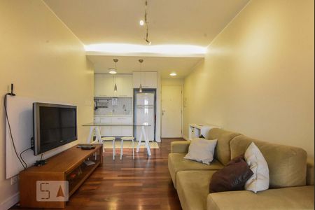 Sala de Estar de apartamento para alugar com 2 quartos, 52m² em Cidade Monções, São Paulo