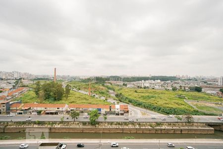 Vista sala de apartamento à venda com 2 quartos, 45m² em Quinta da Paineira, São Paulo