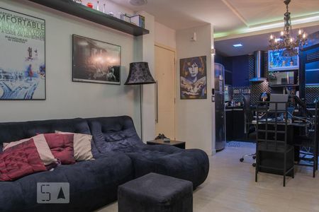 Sala/Cozinha de apartamento à venda com 1 quarto, 50m² em Botafogo, Rio de Janeiro