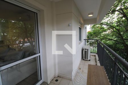 Varanda da Sala de apartamento para alugar com 2 quartos, 75m² em Morumbi, São Paulo