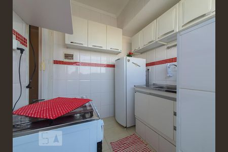 Cozinha de apartamento para alugar com 1 quarto, 26m² em Aclimação, São Paulo