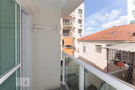 Varanda da Sala de apartamento à venda com 3 quartos, 70m² em Andaraí, Rio de Janeiro