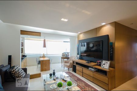 Sala de apartamento à venda com 4 quartos, 165m² em Vale do Sereno, Nova Lima