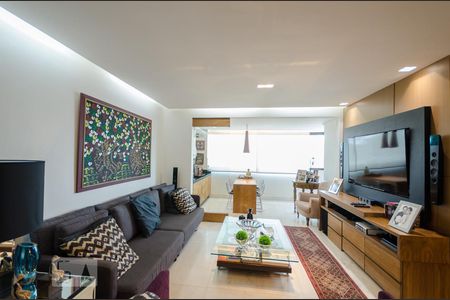 Sala de apartamento à venda com 4 quartos, 165m² em Vale do Sereno, Nova Lima