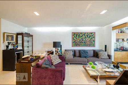 Sala de apartamento à venda com 4 quartos, 165m² em Vale do Sereno, Nova Lima