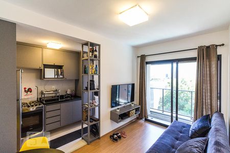 Sala de apartamento para alugar com 1 quarto, 40m² em Pinheiros, São Paulo