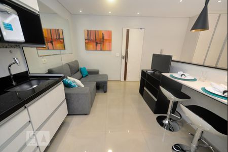Cozinha de kitnet/studio para alugar com 1 quarto, 36m² em Vila Augusta, Guarulhos