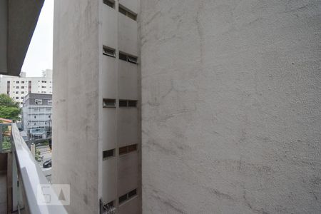 Varanda - vista de apartamento para alugar com 1 quarto, 52m² em Pinheiros, São Paulo