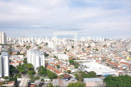 Vista da Sala e Sala de Jantar de apartamento para alugar com 2 quartos, 60m² em Vila Basileia, São Paulo