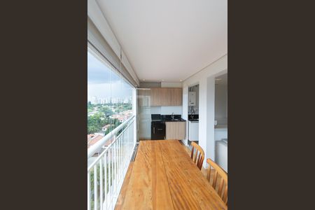Varanda de apartamento à venda com 1 quarto, 49m² em Vila Cordeiro, São Paulo