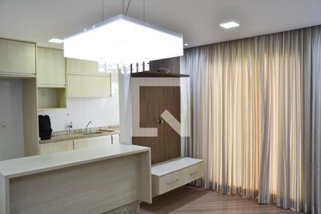 Sala de apartamento para alugar com 2 quartos, 63m² em Jardim São Caetano, São Caetano do Sul