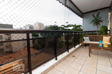 Varanda 1 - acesso Sala de apartamento à venda com 3 quartos, 105m² em Méier, Rio de Janeiro