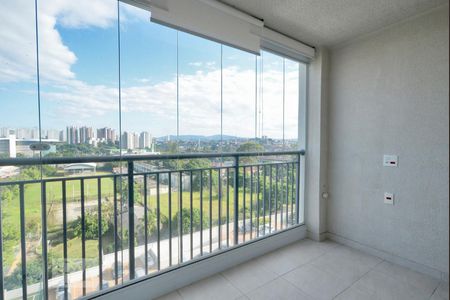 Varanda da Sala de apartamento à venda com 2 quartos, 60m² em Vila Anastácio, São Paulo