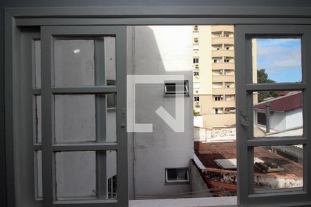 Vista da Sala/Quarto de apartamento para alugar com 1 quarto, 27m² em Jardim Botânico, Porto Alegre