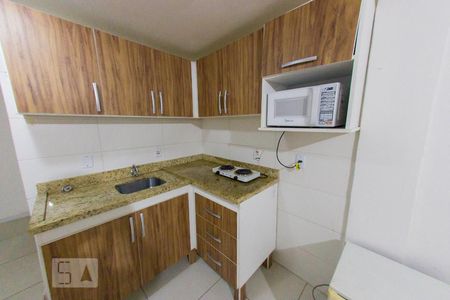 Cozinha de apartamento para alugar com 1 quarto, 35m² em Centro Histórico, Porto Alegre