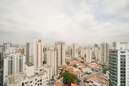 Vista varanda de kitnet/studio para alugar com 1 quarto, 50m² em Vila Regente Feijó, São Paulo