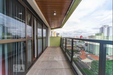 Varanda da Sala de apartamento para alugar com 3 quartos, 184m² em Vila Gilda, Santo André