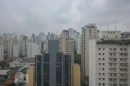 Sala - Vista de apartamento à venda com 1 quarto, 64m² em Jardim Paulista, São Paulo