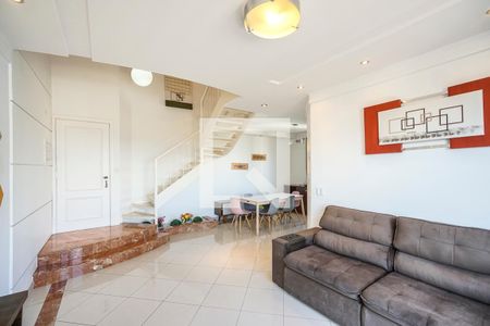 Sala de estar de apartamento à venda com 2 quartos, 78m² em Chácara Santo Antônio (zona Leste), São Paulo