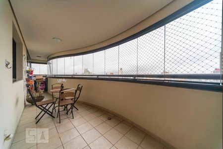 Varanda da Sala de apartamento à venda com 3 quartos, 143m² em Centro, Santo André