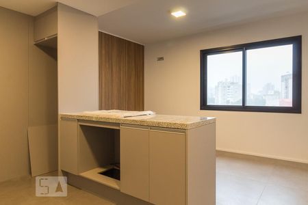 Sala e Cozinha de apartamento para alugar com 1 quarto, 38m² em São João, Porto Alegre