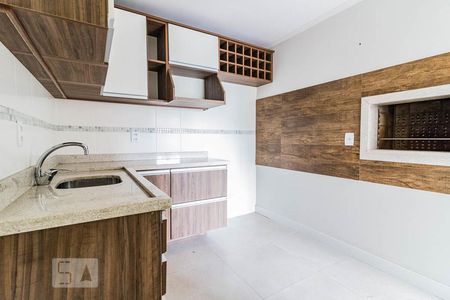 Cozinha de apartamento à venda com 1 quarto, 54m² em Cristal, Porto Alegre